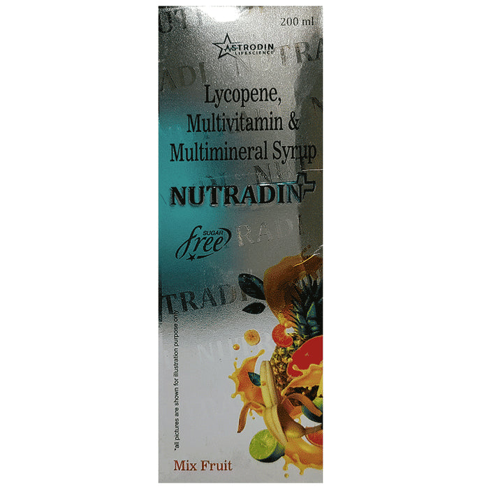 Nutradin Syrup Mixed Fruit Sugar Free - Classic Derma