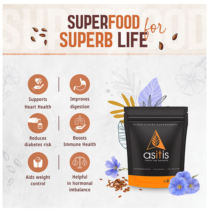 AS-IT-IS Nutrition Organic Flax Seeds