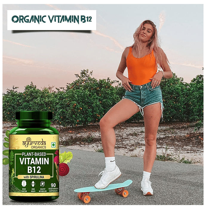 Ayurveda Organics Plant-Based Vitamin B12 Vegetarian Capsule