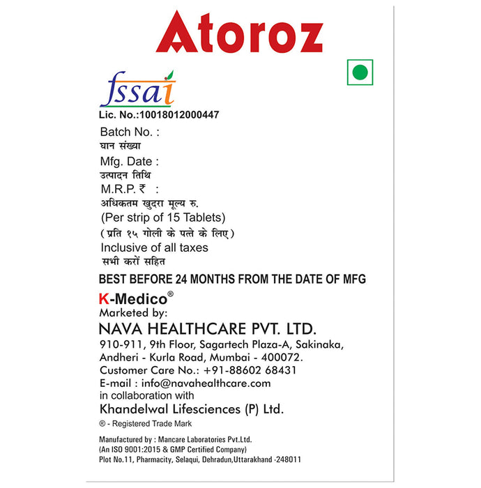 Atoroz Daily Multivitamin Tablet for Daily Immunity & Energy
