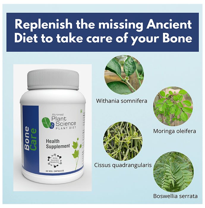 Atrimed Plant Science Plant Diet Bone Care Veg Capsule