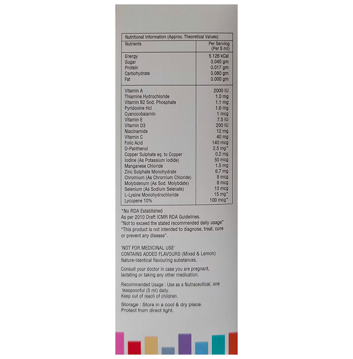 Auramin-Z Syrup Sugar Free