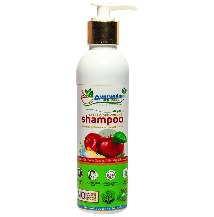 Ayurvedan Herbs India Apple Cider Vinegar Shampoo - Classic Derma