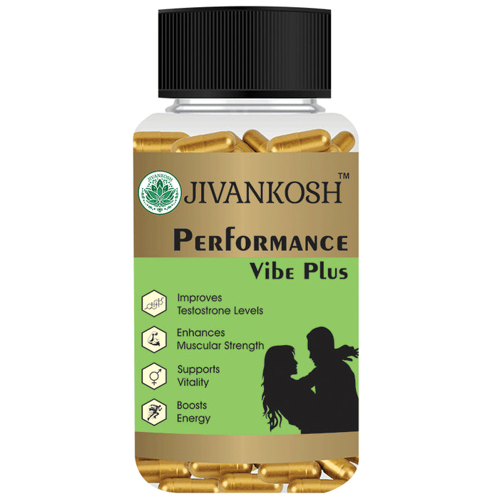 Jivankosh Performance Vibe Plus Capsule (60 Each) - Classic Derma