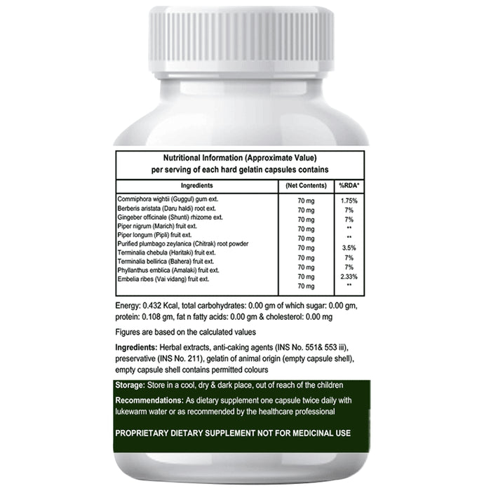 Ayudiva Herbals Lose IT Body Detoxification Capsule