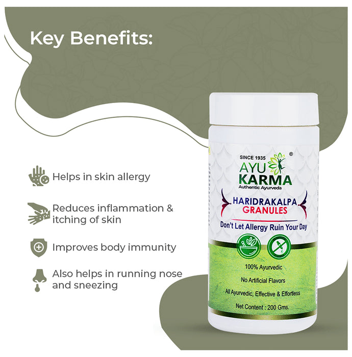 Ayukarma Haridrakalpa Granules (200gm Each)
