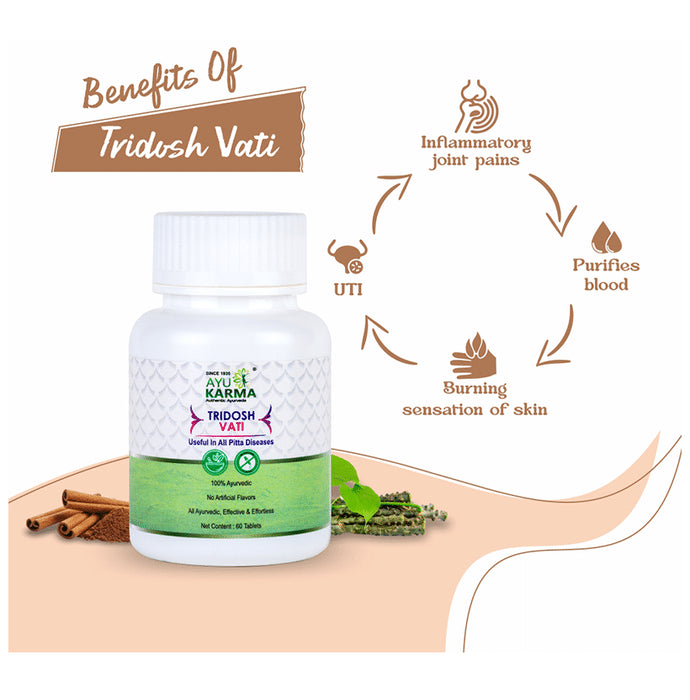 Ayukarma Tridosh Vati (60 Each)