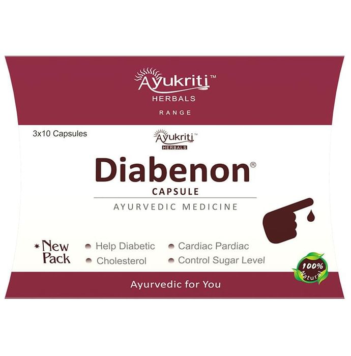Ayukriti Herbals Diabenon Capsule - Classic Derma