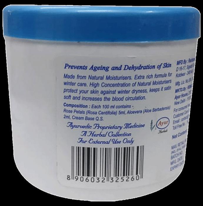 AYUR Herbal Cold Cream with Aloe Vera & Vitamin E | Non-Oily & Non-Sticky