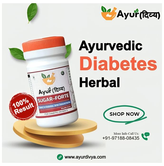 AyurDivya Sugar-Forte Powder (120 gm Each)