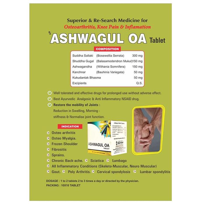 Ayursun Pharma Ashwagul Oa Tablet