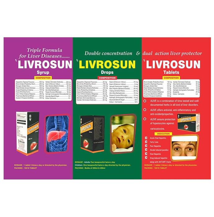 Ayursun Pharma Livrosun Syrup