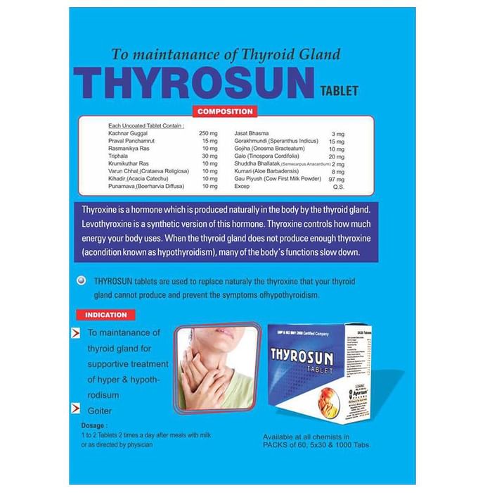 Ayursun Pharma Thyrosun Tablet