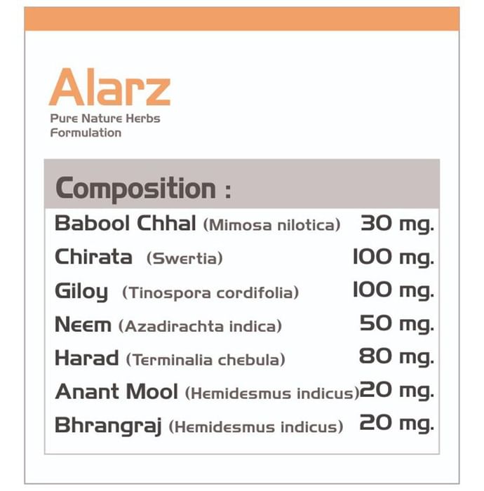 Ayurveda Redefined Alarz Tablet