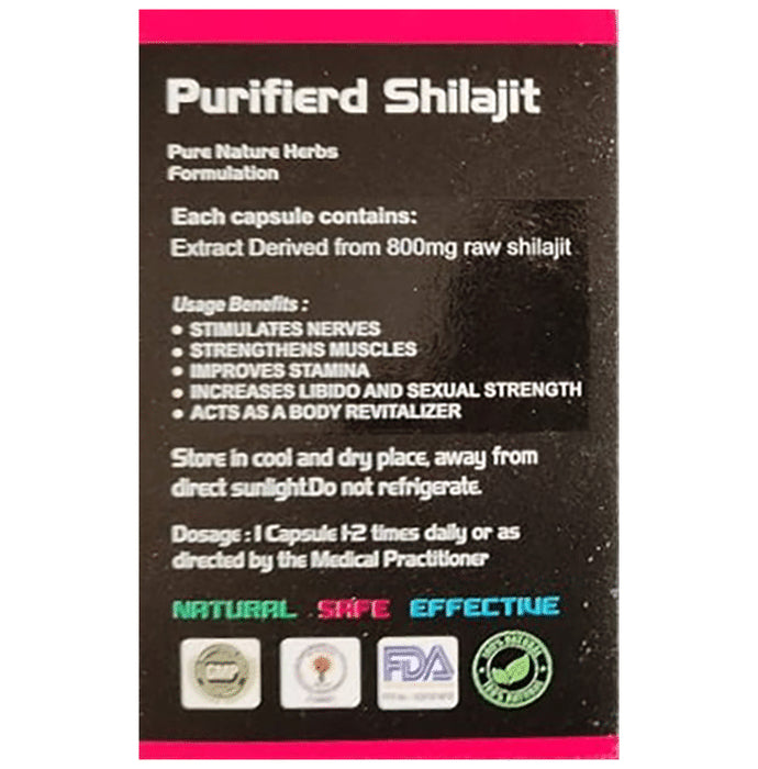 Ayurveda Redefined Purified Himalayan Shilajit Caps