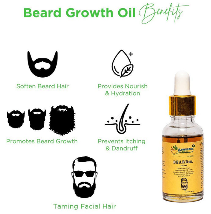 Ayurvedan Herbs India Beard Growth Oil