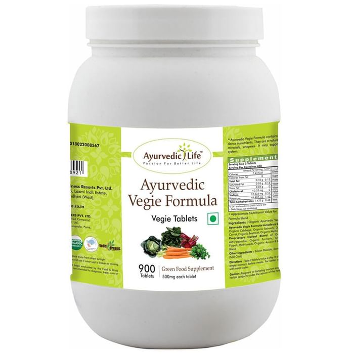 Ayurvedic Life Ayurvedic Vegie Formula Tablet - Classic Derma