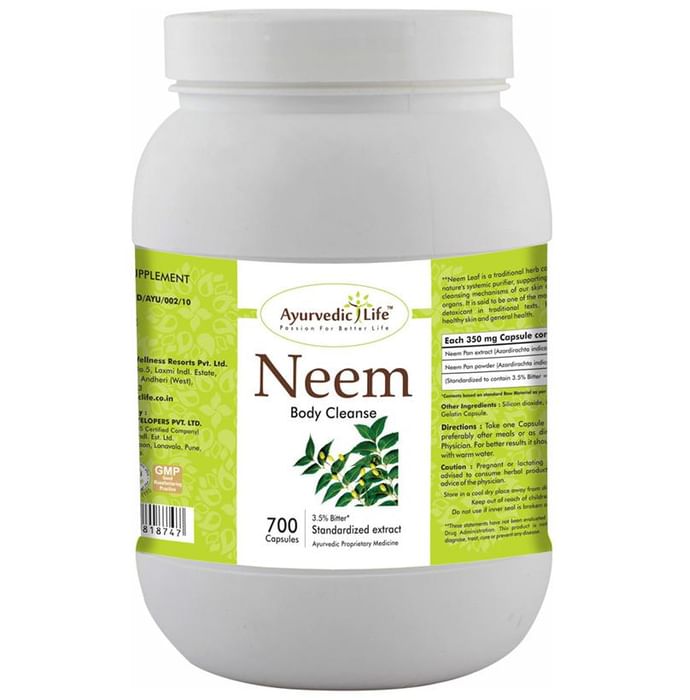 Ayurvedic Life Neem Capsule - Classic Derma