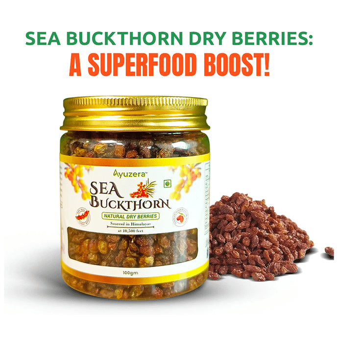 Ayuzera Sea Buckthorn Natural Dry Berries
