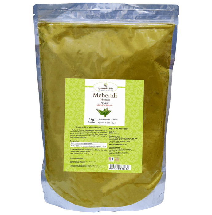 Ayurvedic Life Mehendi Powder - Classic Derma