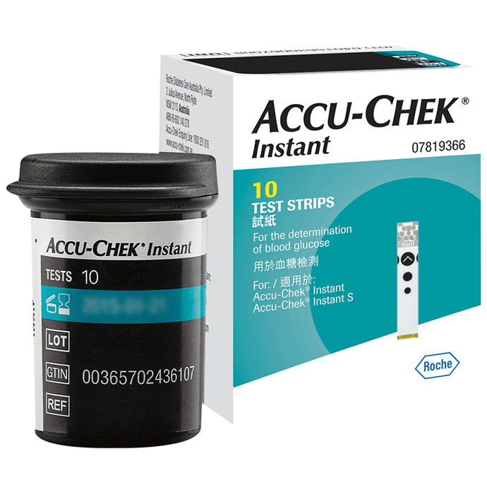 Accu-Chek Instant Test Strip ( Only Strip) - Classic Derma