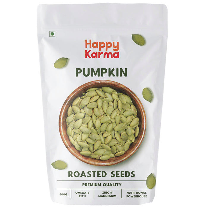Happy Karma Pumpkin Roasted Seeds (100gm Each) - Classic Derma