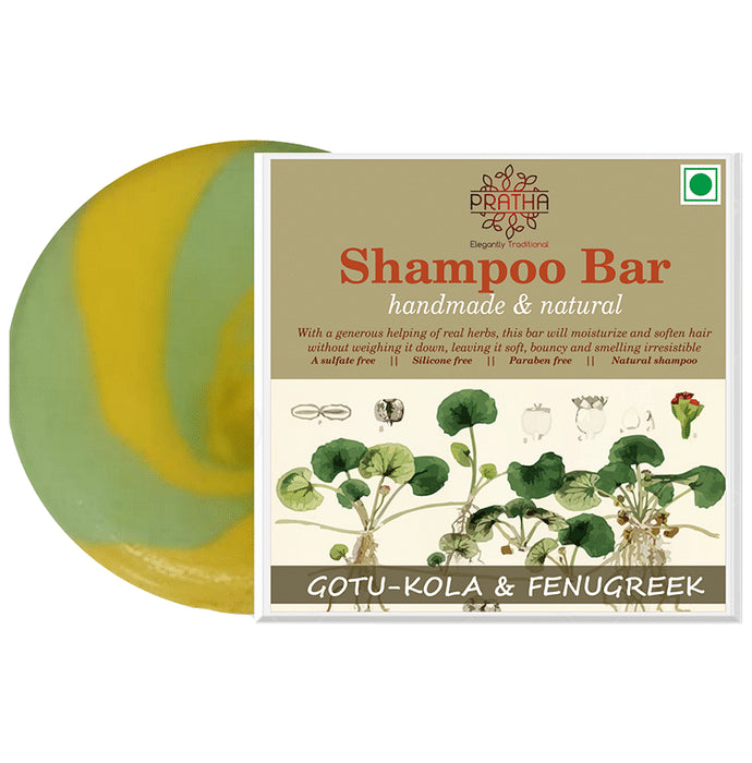 Pratha Shampoo Bar Gotu-Kola & Fenugreek - Classic Derma