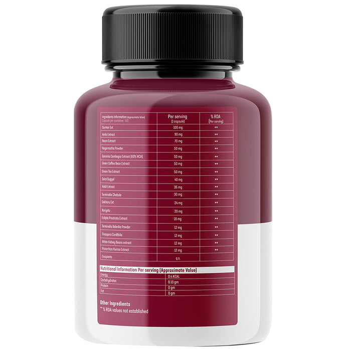 Azani Active Nutrition Lean Natural Weight Loss Vegetarian Capsule