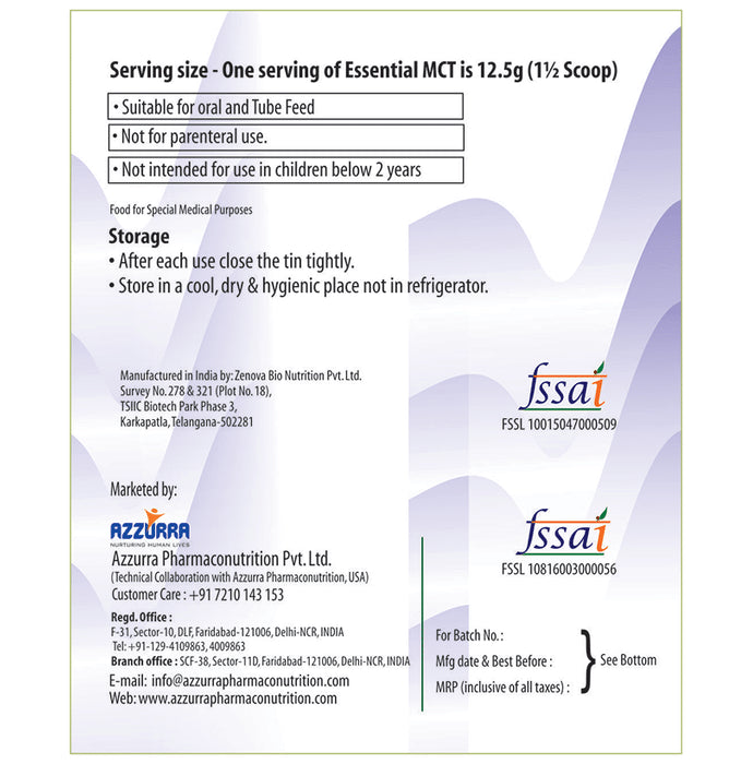 Azzurra Essential Mct Powder