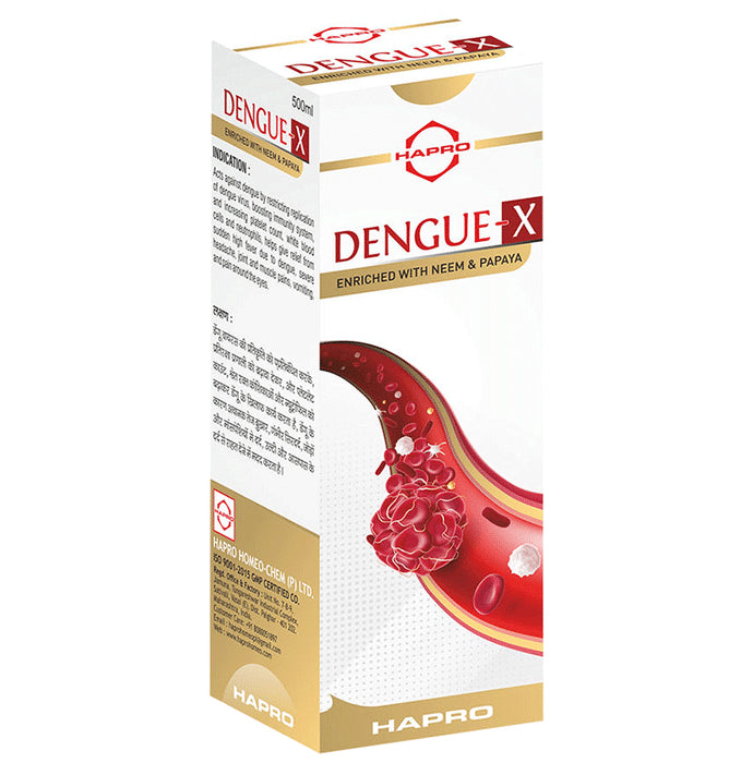 Hapro Dengue-X Syrup with Neem And Papaya - Classic Derma