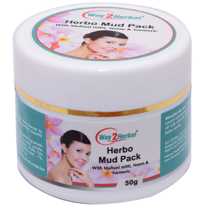Way2Herbal Herbo Mud Pack - Classic Derma