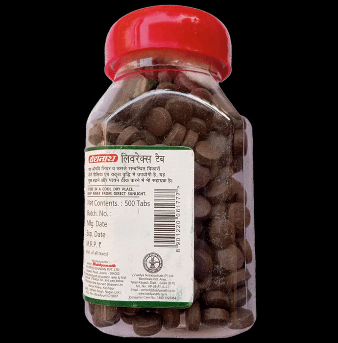 Baidyanath (Jhansi) Liverex Tablets(500 Each)