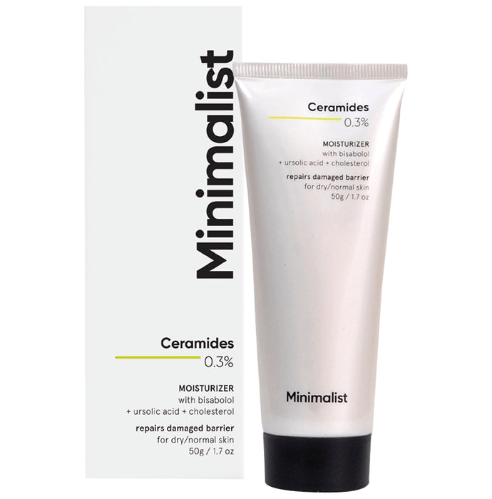 Minimalist 0.3% Ceramides + Bisabolol Moisturizer | Repairs Damaged Barrier - Classic Derma