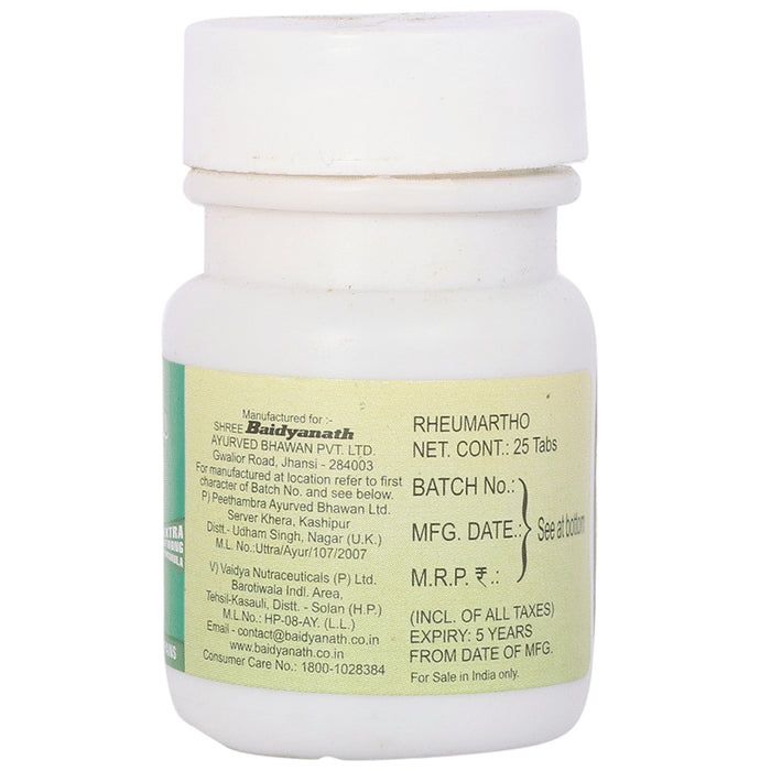 Baidyanath (Jhansi) Rheumartho with Salai Guggulu Tablet