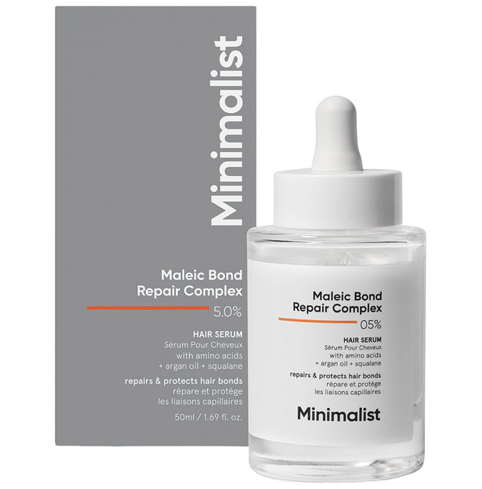 Minimalist 5% Maleic Bond Repair Complex Hair Serum | For Damaged and Frizzy Hair - Classic Derma