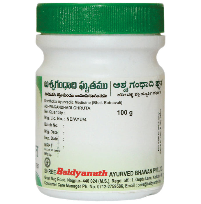 Baidyanath (Nagpur) Ashwagandhadi Ghruta