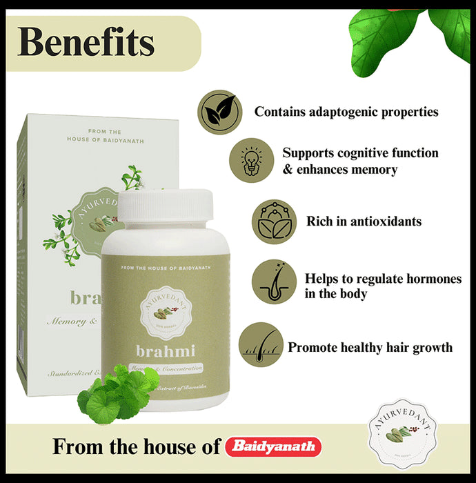 Baidyanath Ayurvedant Brahmi Tablet