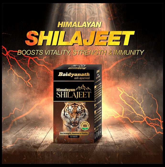Baidyanath Himalayan Shilajeet Tablet | For Strength & Stamina