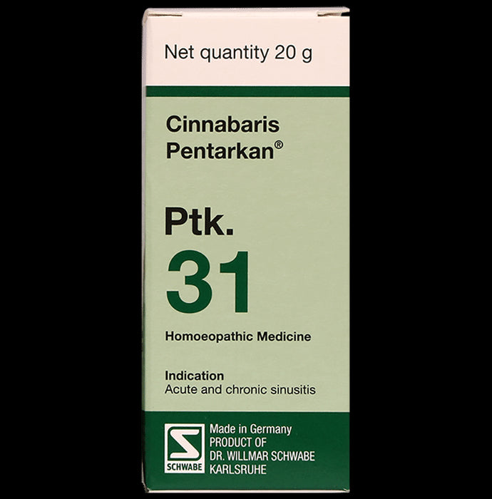 Dr Willmar Schwabe Germany Cinnabaris Pentarkan Ptk. 31 Tablet - Classic Derma