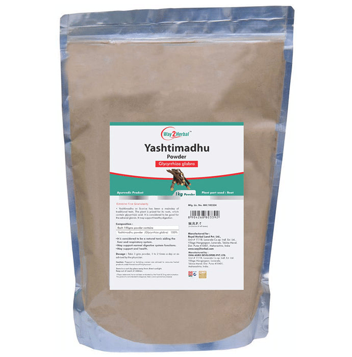 Way2Herbal Yashtimadhu Powder - Classic Derma