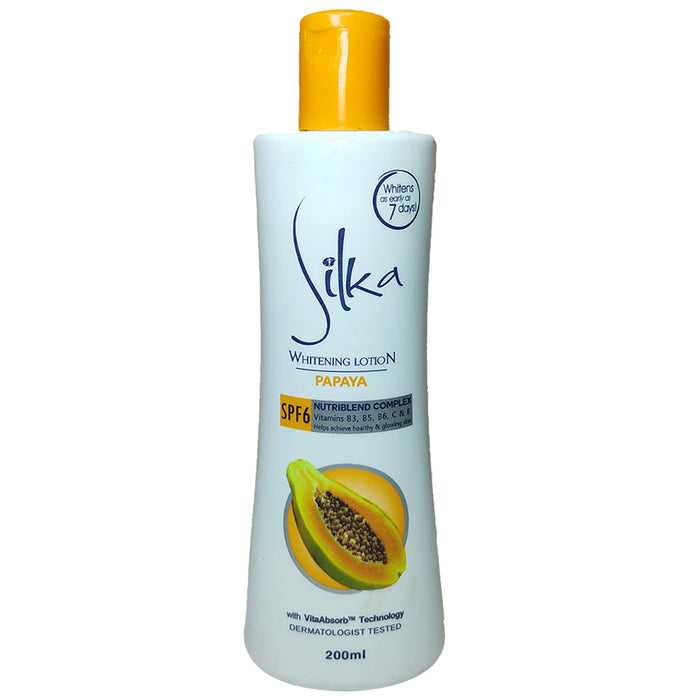 Silka Papaya Whitening Lotion - Classic Derma