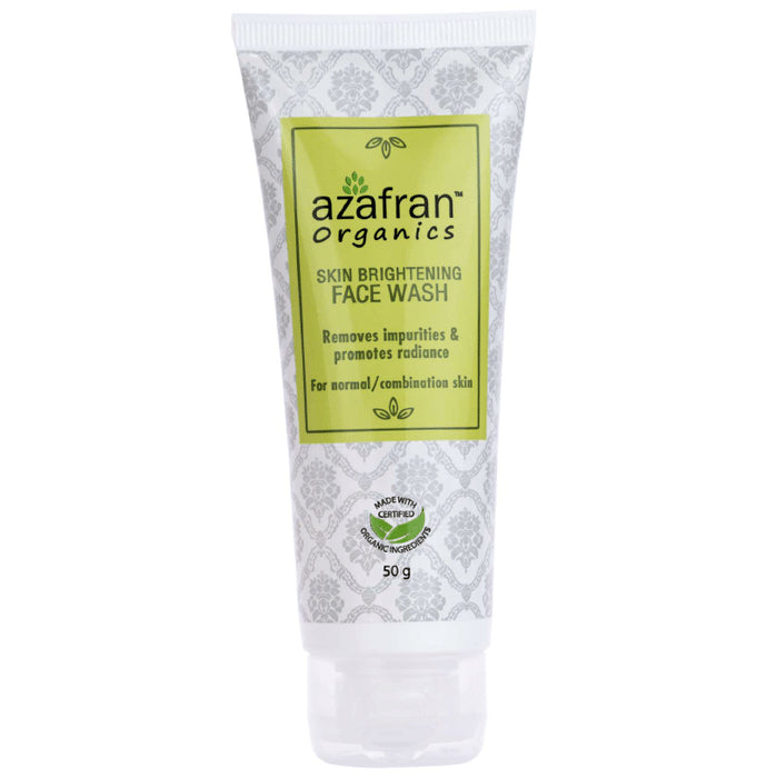 Azafran Organics Skin Brightening Face Wash - Classic Derma