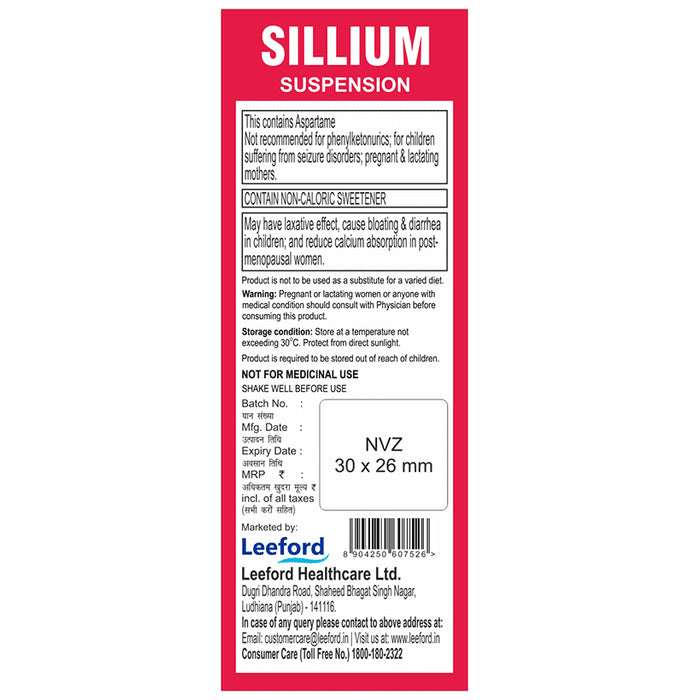 Sillium Oral Suspension