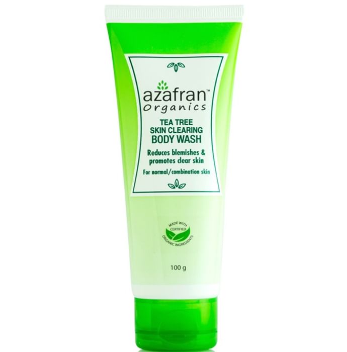 Azafran Organics Tea Tree Skin Clearing Body Wash - Classic Derma