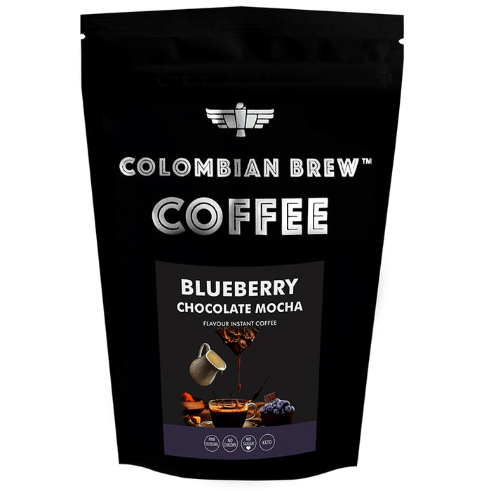 Colombian Brew Blueberry Chocolate Mocha Instant Coffee - Classic Derma