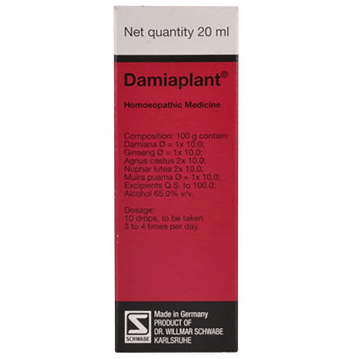Dr Willmar Schwabe Germany Damiaplant Drop - Classic Derma