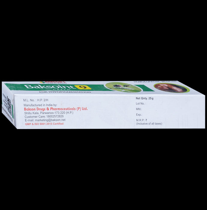Bakson's Homeopathy Baksoint 9 Cream