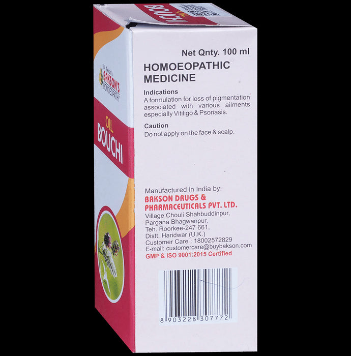 Bakson's Homeopathy Bouchi Oil