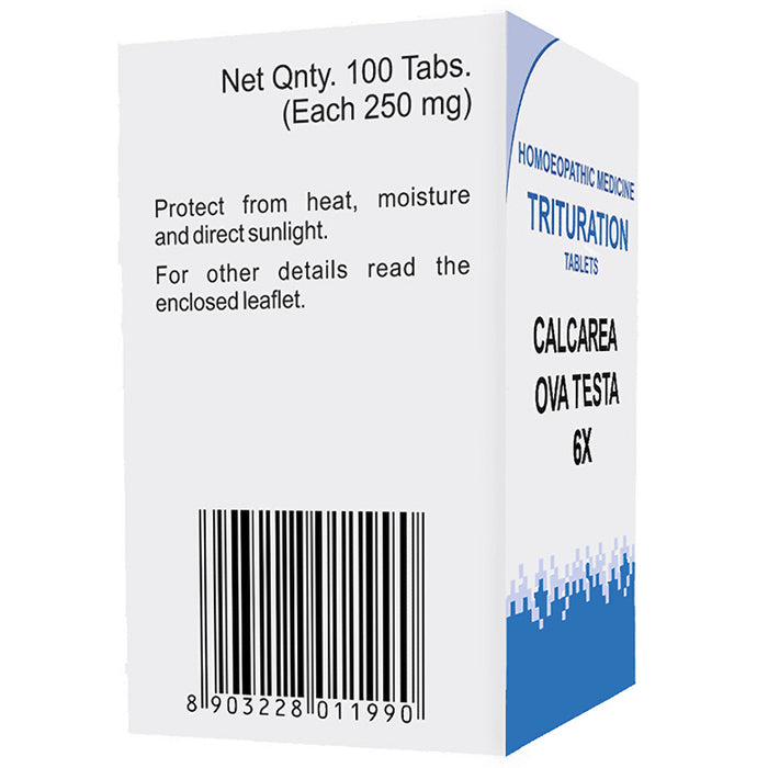 Bakson's Homeopathy Calcarea Ova Testa Trituration Tablet 6X