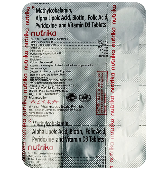 Nutrika Tablet - Classic Derma